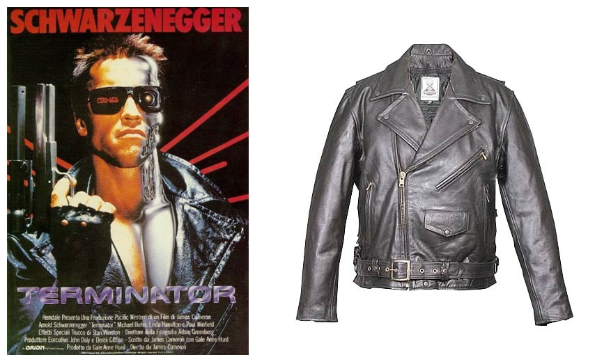 The Terminator: T-800 Terminator Leather Motorcycle Jacket Prop Replica